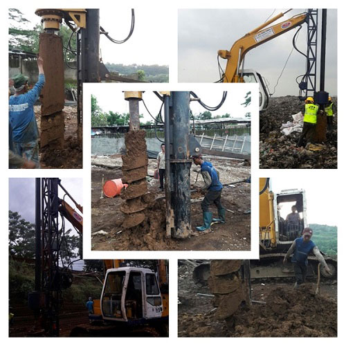 tiang pancang beton Harga Pondasi Bore Pile Per Meter Per Titik CV Mandiri Jaya Beton