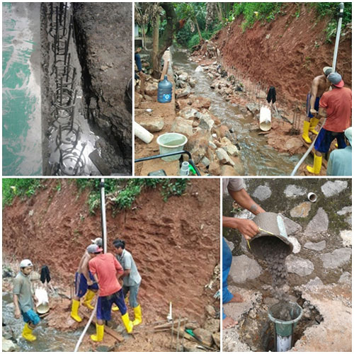 tiang pancang beton Harga Strauss Pile Per Meter CV Mandiri Jaya Beton