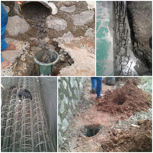 tiang pancang beton Harga Strauss Pile Per Meter CV Mandiri Jaya Beton